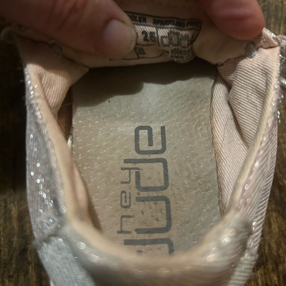 Hey‎ Dude Wendy Toddler Size K8 Sparkling Pink Loafers - Picture 7 of 8